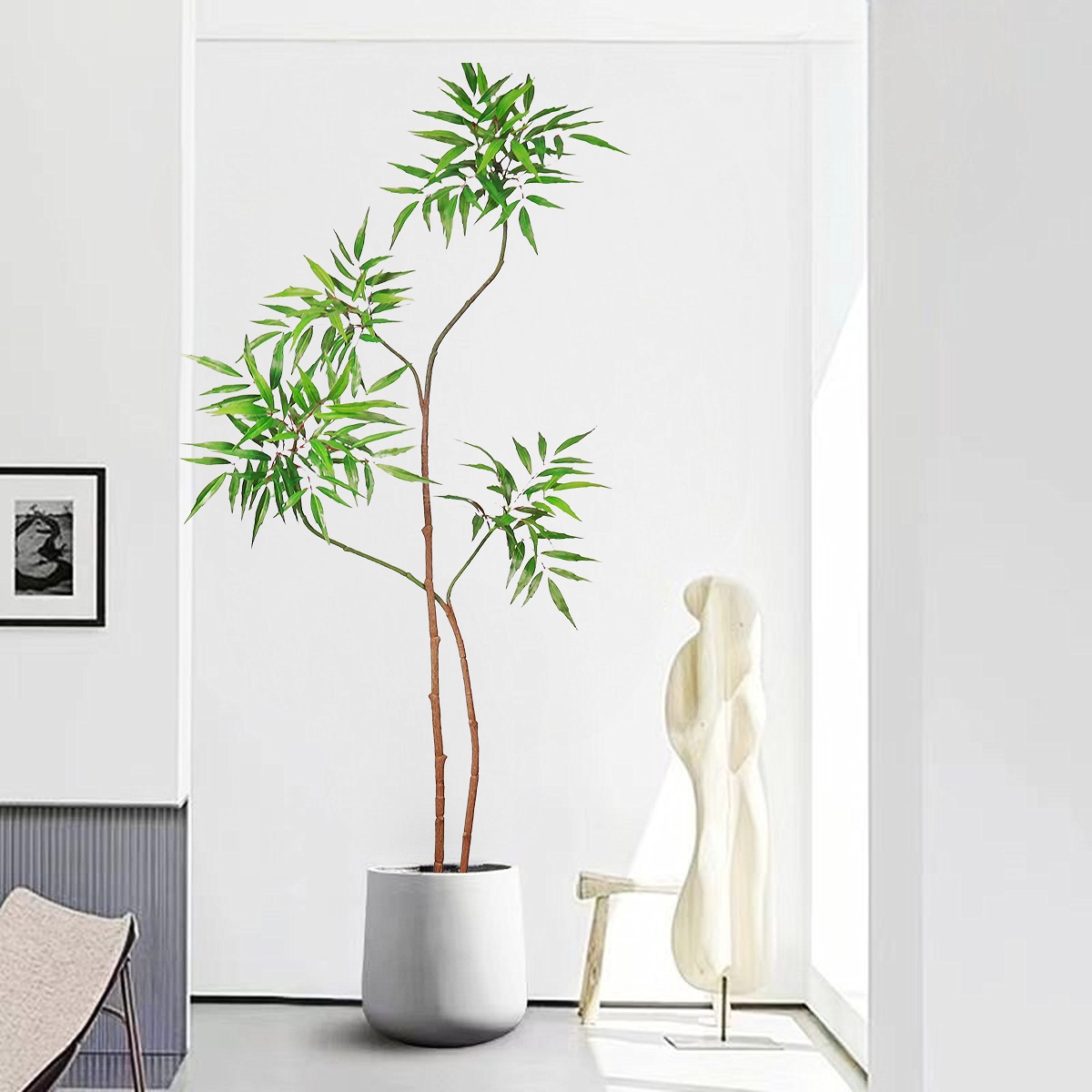 인공 반얀나무 가짜 식물 플라스틱 야자수, 열대 시뮬레 - Ficus Lyrata Tree 리뷰 및 가격