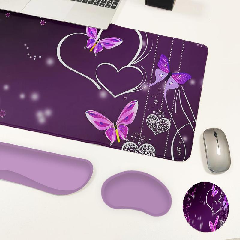 CIFBUY 추상 보라색 아트 4-in-1 마우스 패드 - Tradescantia Purple 리뷰 및 가격