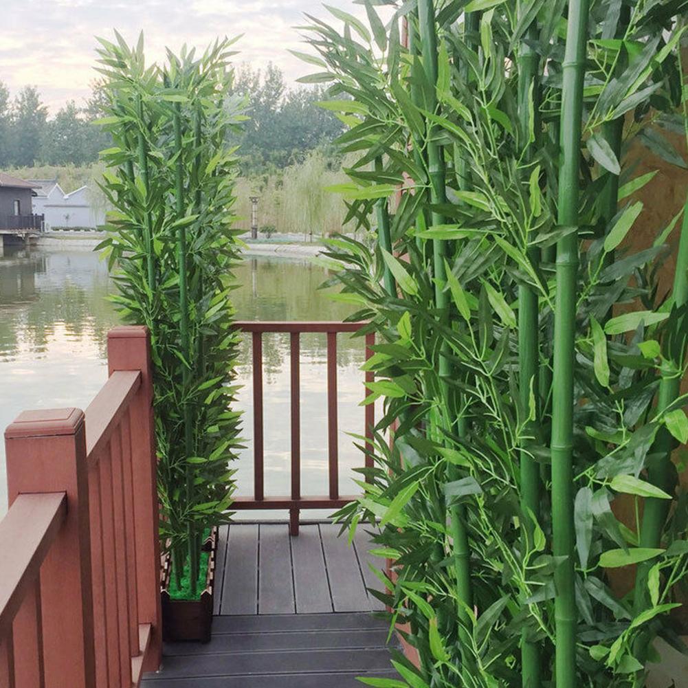 10pcs 인공 녹색 대나무 잎 가짜 녹색 식물 시뮬레 - Ficus Lyrata Tree 리뷰 및 가격