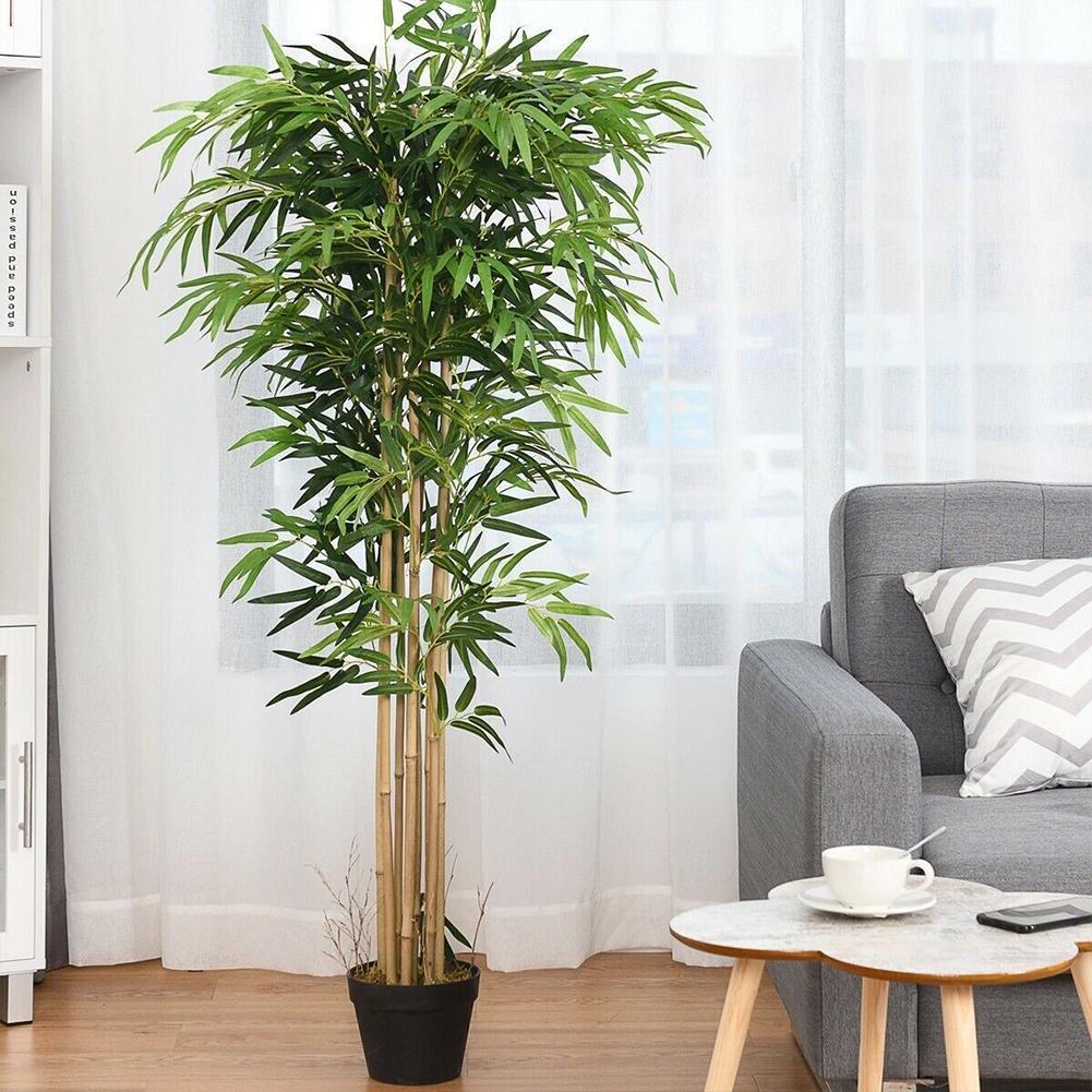10pcs 인공 녹색 대나무 잎 가짜 녹색 식물 시뮬레 - Ficus Lyrata Tree 리뷰 및 가격